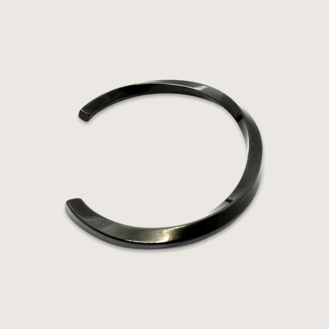 Twisted Black Cuff Bracelet