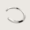 Twisted Silver Cuff Bracelet for men