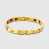 Gold-Tone Magnetic Therapy Bracelet for Man|boys