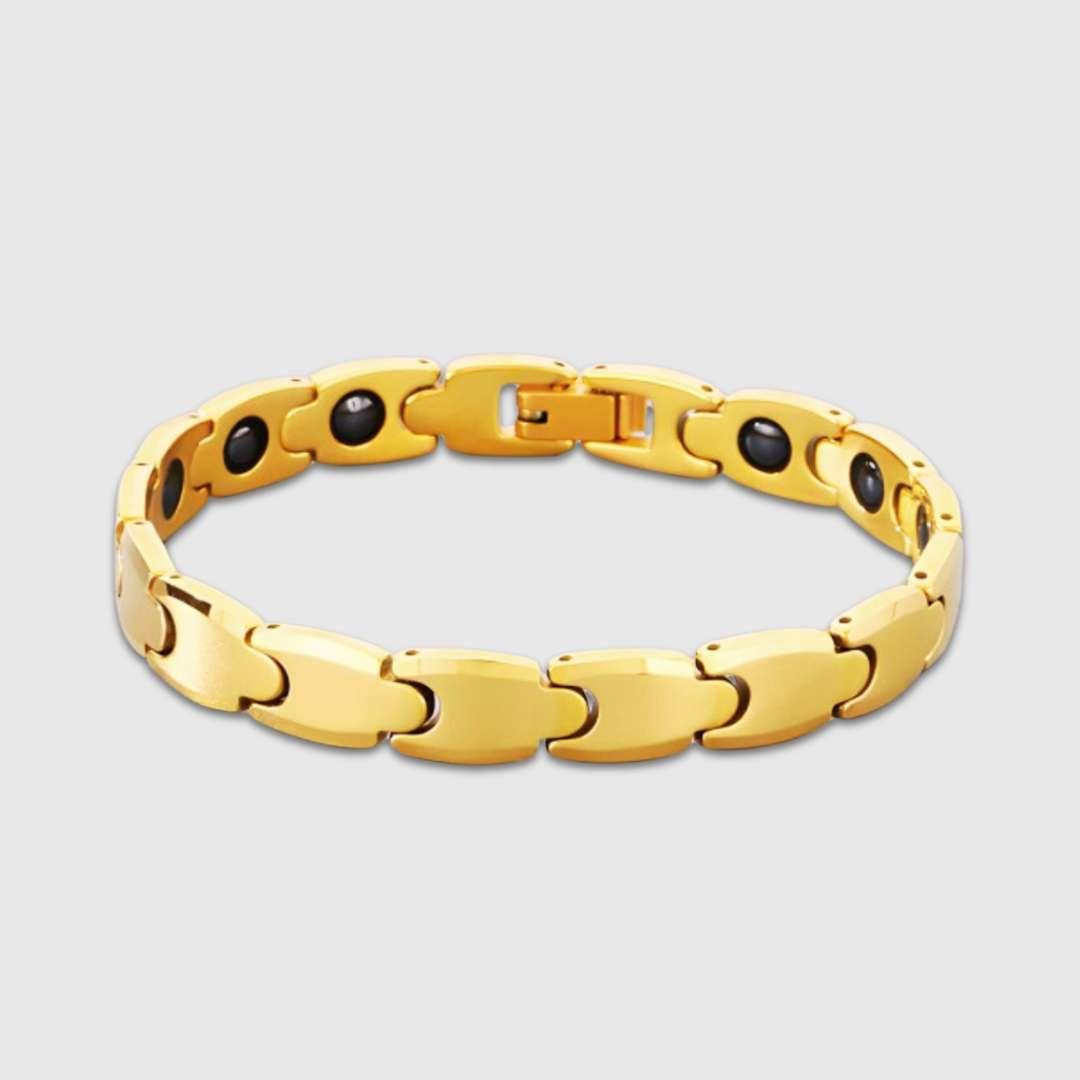 Gold-Tone Magnetic Therapy Bracelet for Man|boys