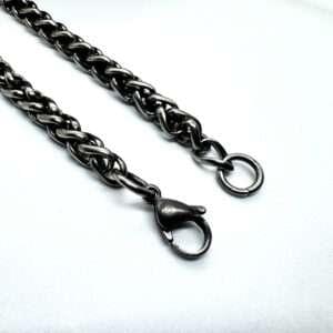 Men's Oxidized Silver Chain Bracelet for man|boys online
