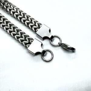 double layer silver-tone bracelet for man|boys online