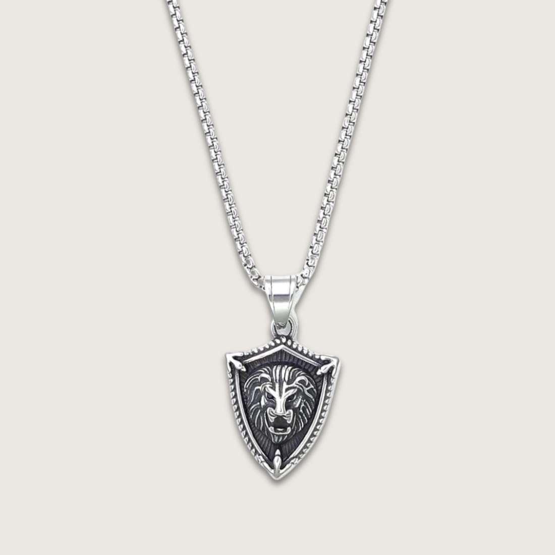 Lion Shield Pendent Necklace for man|boys online under 1000