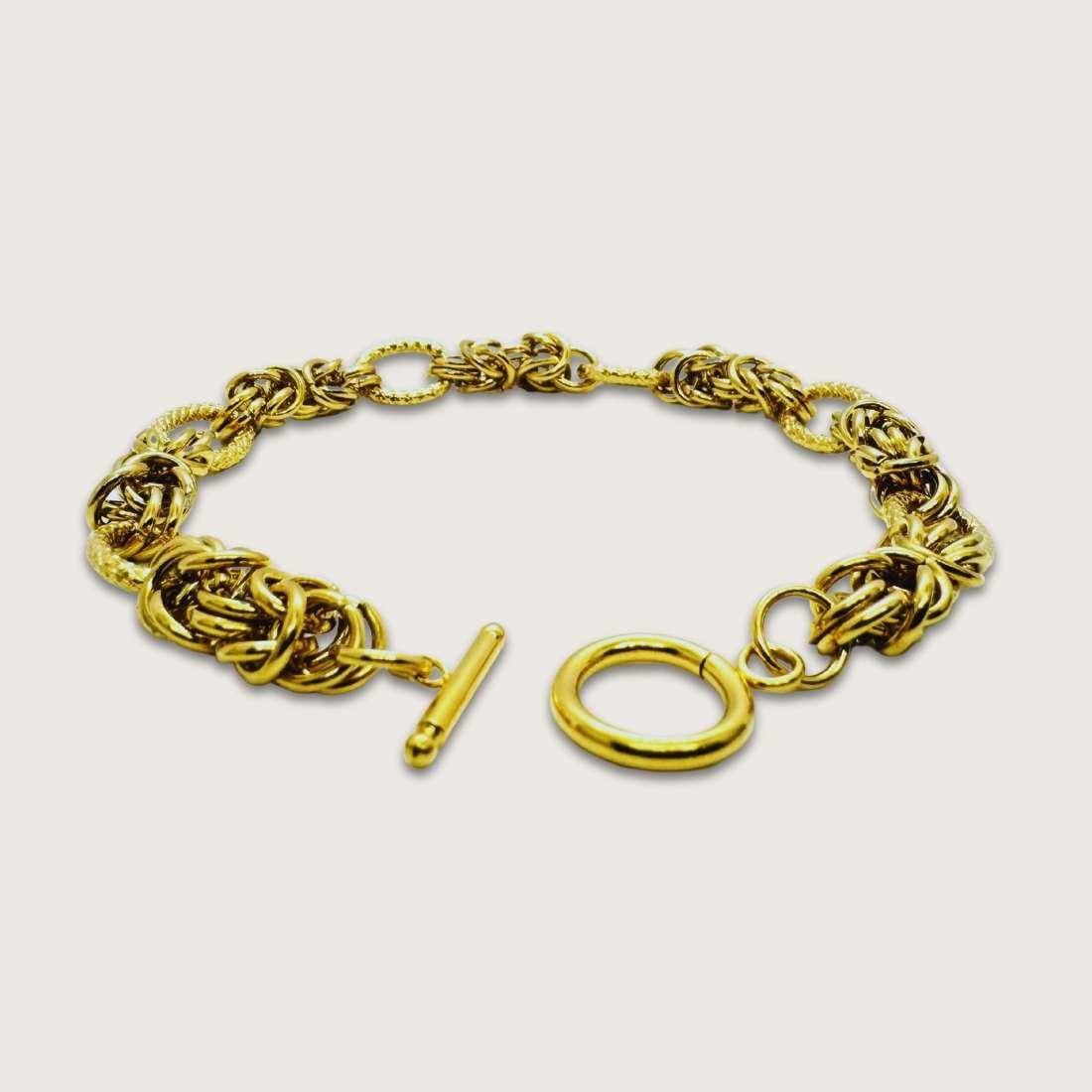 Luxury Gold-Tone Knot Link Bracelet for man|boys online