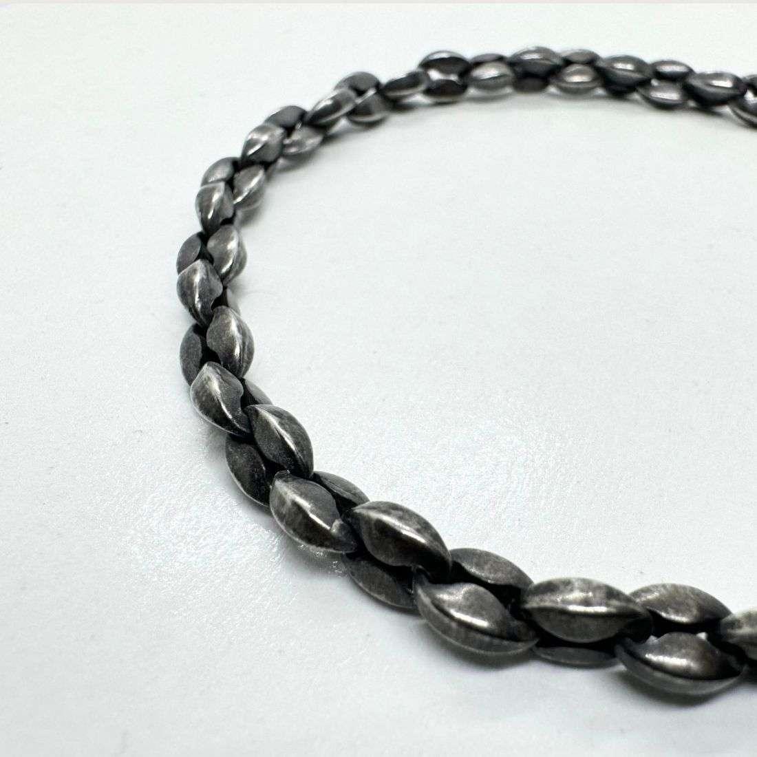 Oxidized Black Link Bracelet for Men|boys online