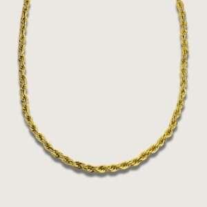 Gold-Tone Rope Chain Necklace For man|boys online under 1000