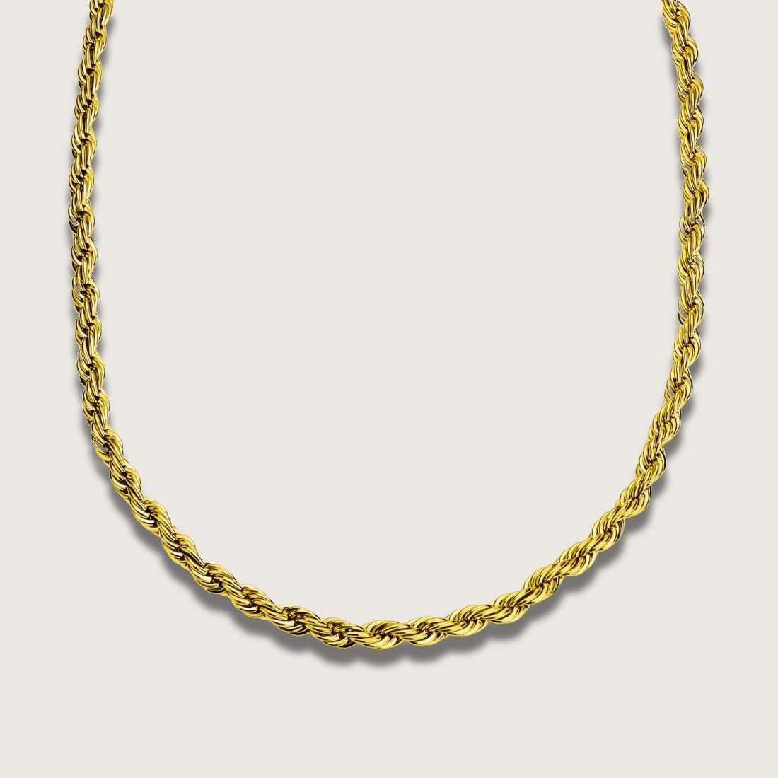Gold-Tone Rope Chain Necklace for him Gold-Tone Rope Chain Necklace For man|boys online under 1000