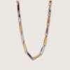 Dual-Tone Gold & Silver Chain Necklace for man|boys online