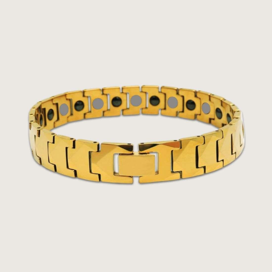 Gold-tone Ceramic Bracelet for man
