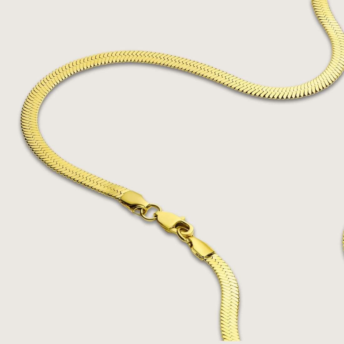 Gold Snake Chain Necklace for man|boys online under 500