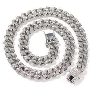 Iced Cuban Zirconia Chain Necklace for man|boys online