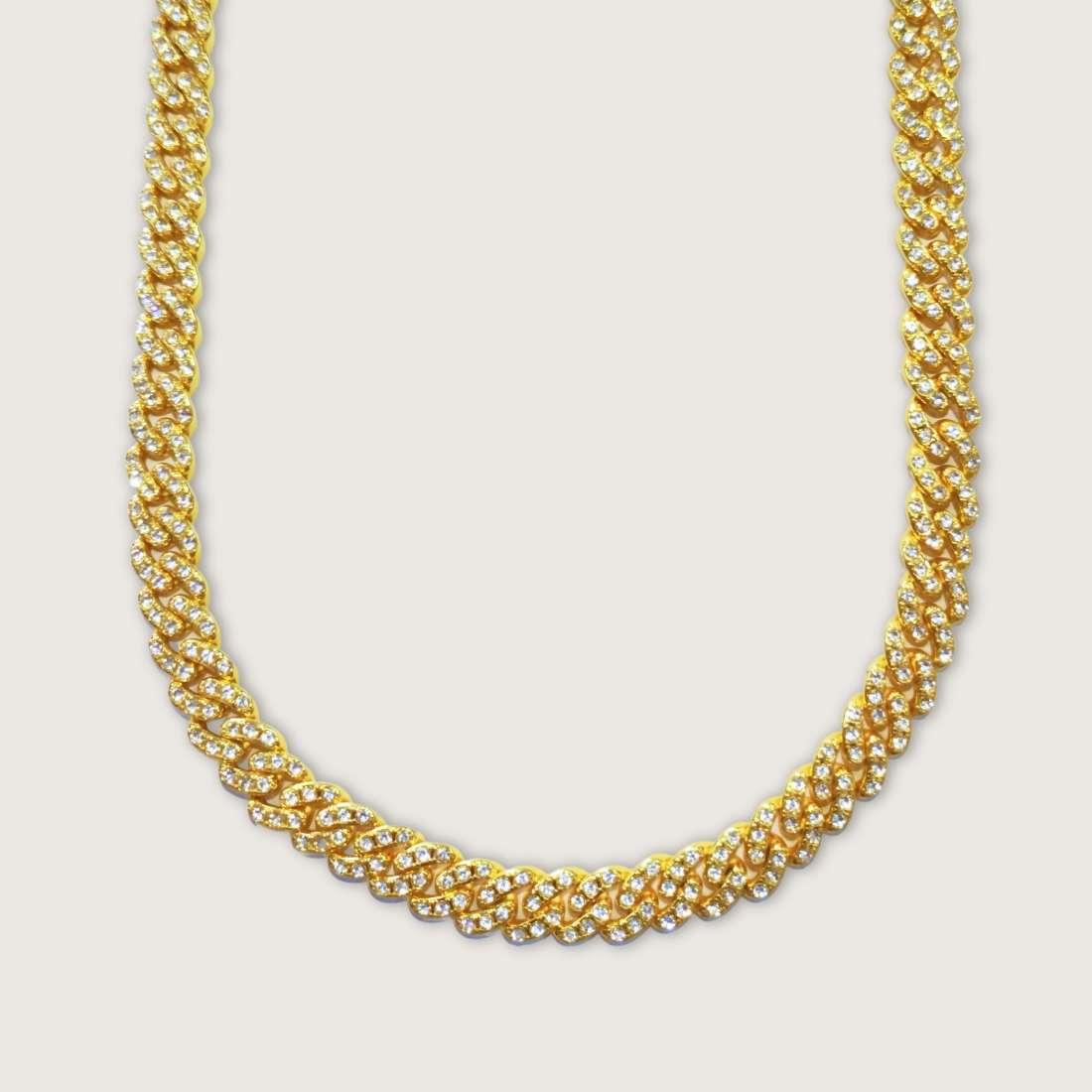 Iced Cuban Zirconia Chain Necklace for man|boys online