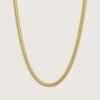 Gold Herringbone Chain Necklace for man|boys online under 1000