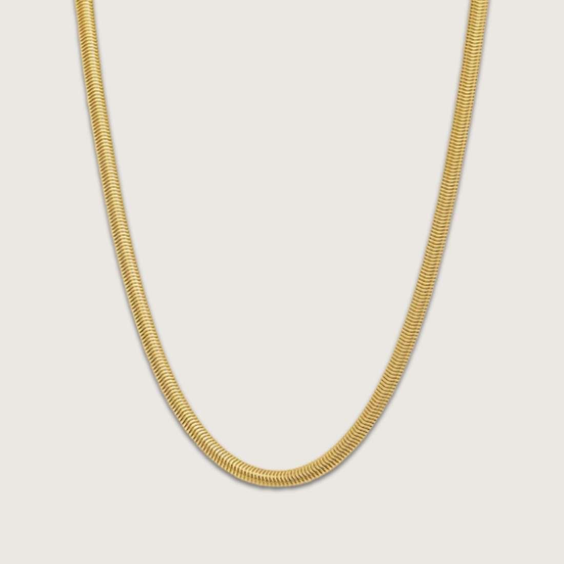 Gold Herringbone Chain Necklace for man|boys online under 1000