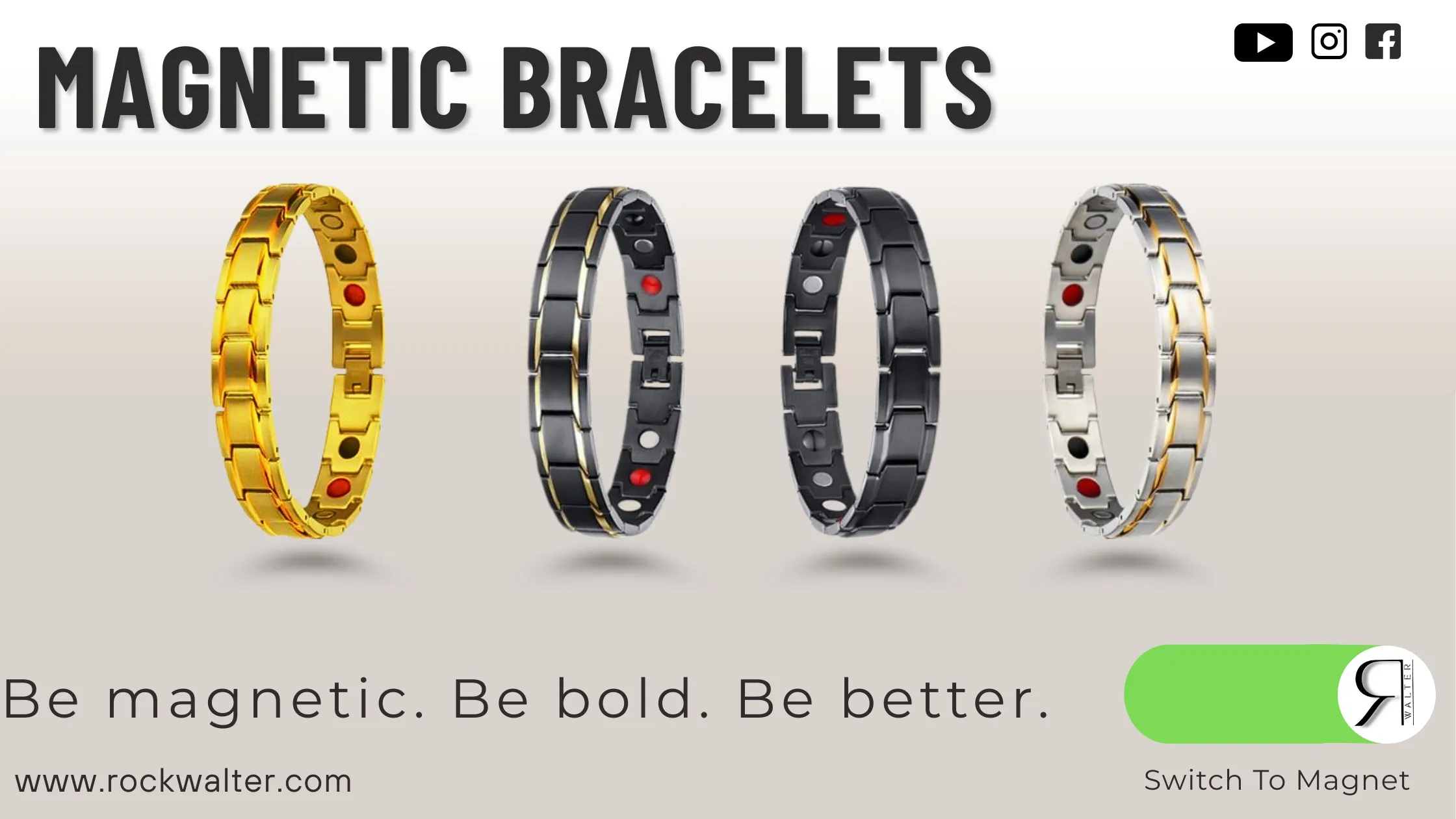 Magnetic bracelets for men and boys online